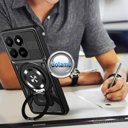 1194 B-Ultra MagSafe dėklas nugarėlė šarvai Xiaomi Redmi Note 15 Pro 5G