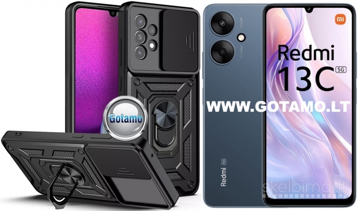 1198 B-Ultra dėklas nugarėlė šarvai Xiaomi Redmi 13C 5G WWW.GOTAMO.LT