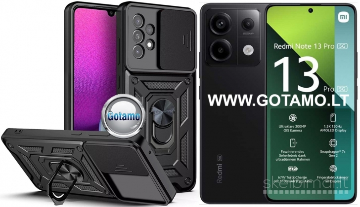 1201 B-Ultra dėklas nugarėlė šarvai Xiaomi Redmi Note 13 Pro 5G / Poco X6