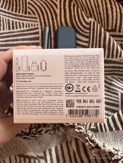 IQOS ILUMA |iš originalios IQOS parduotuvės | naudotos porą mėn