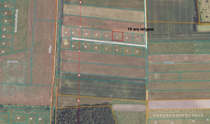 Parduodamas sklypas Mildos g. 5, Vaivadų k., Panevėžio sen.