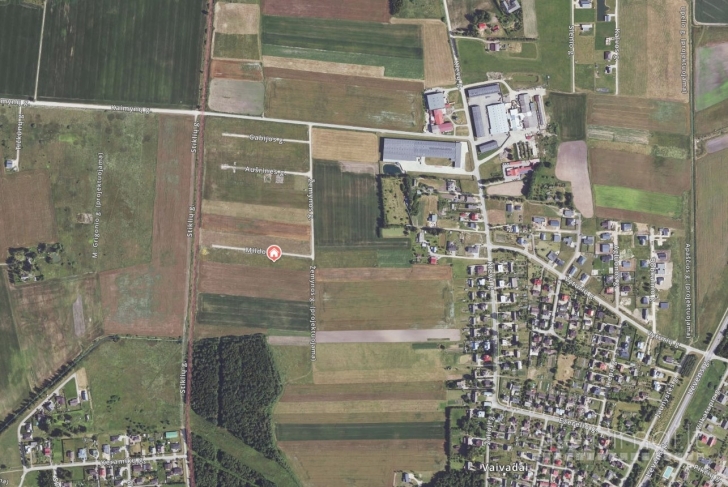 Parduodamas 10 arų sklypas Mildos g. 6, Vaivadų k., Panevėžio sen.