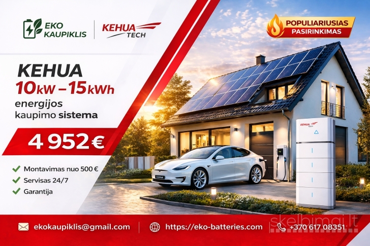 ENERGIJOS KAUPIKLIS NAMAMS su hibridiniu inverteriu
