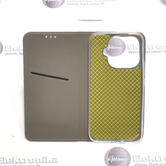 1203 Re-Grid magnetiniai dėklai knygutės Xiaomi 15T Pro WWW.GOTAMO.LT