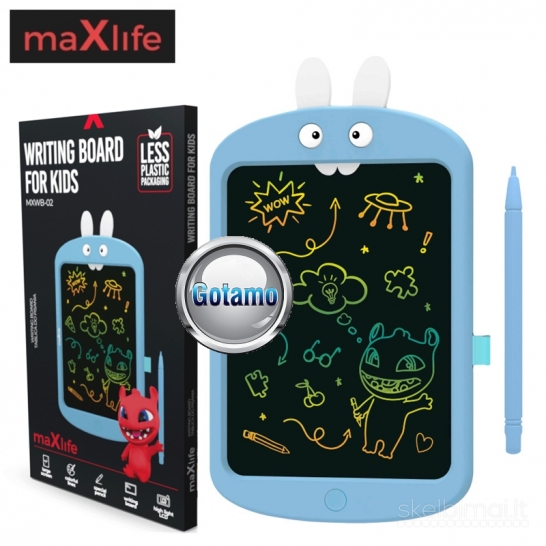 1205 Vaikiška LCD piešimo planšetė MaxLife WWW.GOTAMO.LT