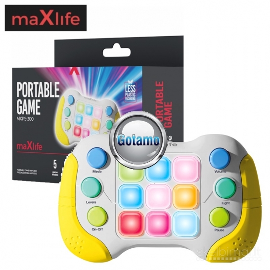 1206 Vaikiškas delninis žaidimas MaxLife MXPS-300 WWW.GOTAMO.LT