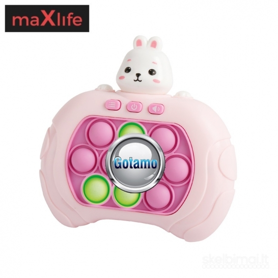 1209 Vaikiškas delninis žaidimas MaxLife MXPS-100 Rabbit WWW.GOTAMO.LT