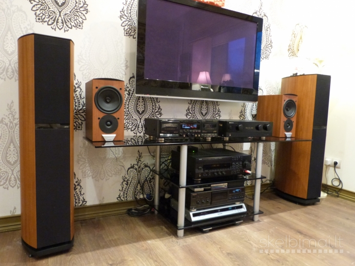 JAMO D590 Floor Standing Speakers. Made in Denmark. Puikiai skamba.