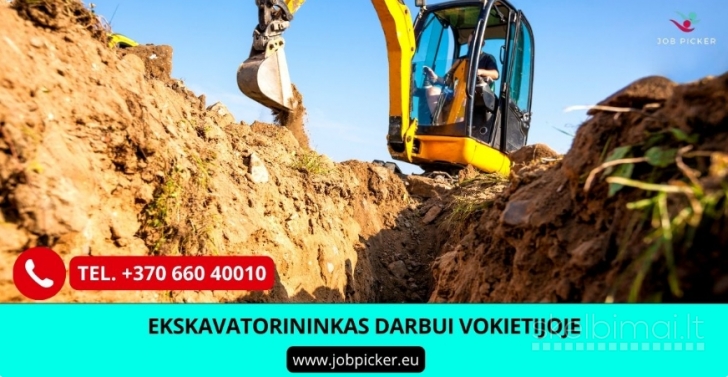 Ekskavatorininkas Vokietijoje