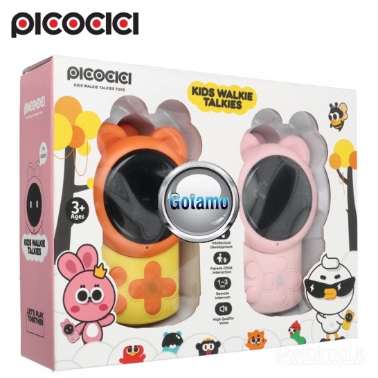 1214 Vaikiškų racijų rinkinys Picocici K47 Bear (2 vnt.) WWW.GOTAMO.LT