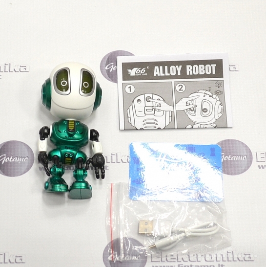 1215 Interaktyvus robotas Ming Ying V66, kuris kartoja žodžius – Žalias