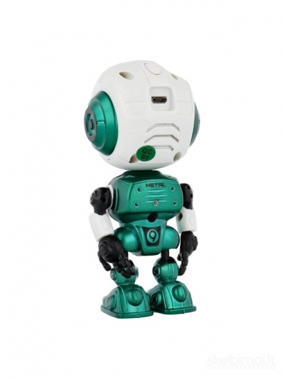 1215 Interaktyvus robotas Ming Ying V66, kuris kartoja žodžius – Žalias