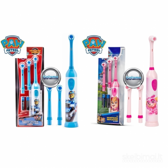 1216 Paw Patrol elektriniai dantų šepetėliai WWW.GOTAMO.LT