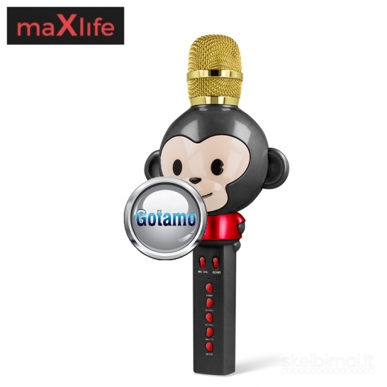 1218 Bluetooth mikrofonas su garsiakalbiu MaxLife MX-100 Animal