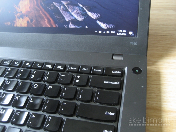 Lenovo T440 švieč. klav/ 2x SSD/ 2x akumuliatoriai