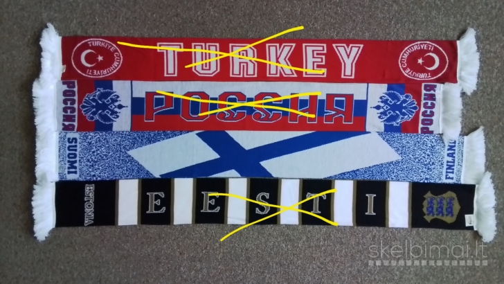 Sporto šalikai ir kt.