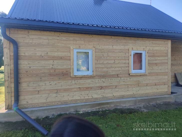 Stogų dažymas, fasadų dažymas, terasų dažymas