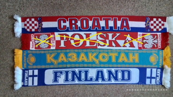 Sporto šalikai ir kt.