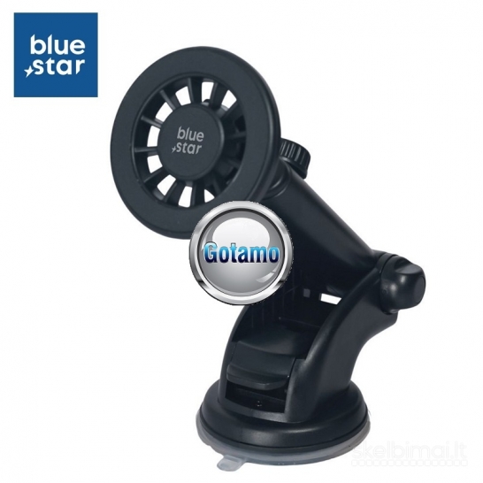 1271 Prie stiklo tvirtinamas auto laikiklis telefonui Blue Star MagSafe