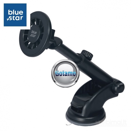 1271 Prie stiklo tvirtinamas auto laikiklis telefonui Blue Star MagSafe