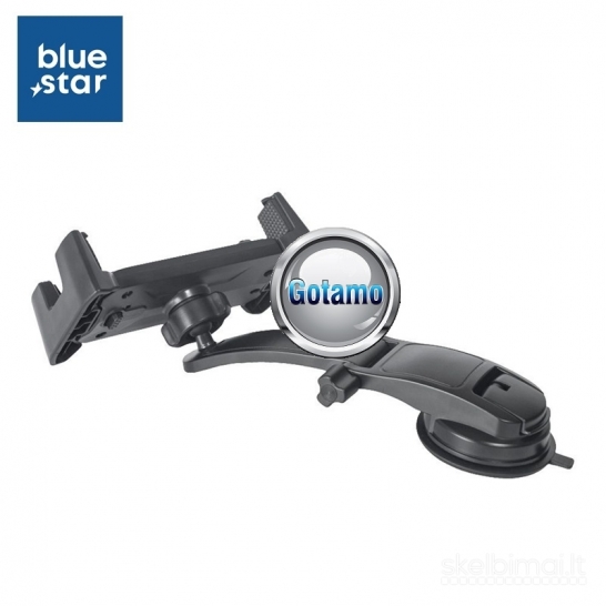 1272 Prie stiklo tvirtinamas auto laikiklis Blue Star Heavy Duty