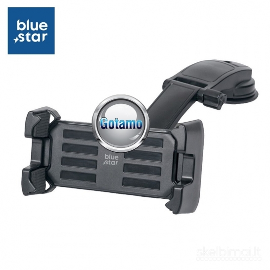 1272 Prie stiklo tvirtinamas auto laikiklis Blue Star Heavy Duty