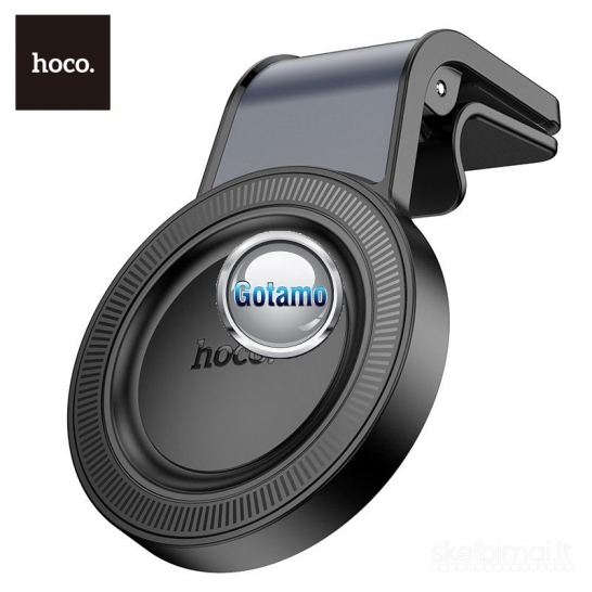 1274 Prie grotelių tvirtinamas auto laikiklis telefonui Hoco Duck MagSafe