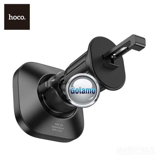 1275 Prie grotelių tvirtinamas auto laikiklis telefonui Hoco Air Outlet MagSafe