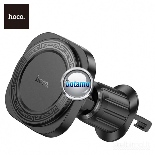 1275 Prie grotelių tvirtinamas auto laikiklis telefonui Hoco Air Outlet MagSafe