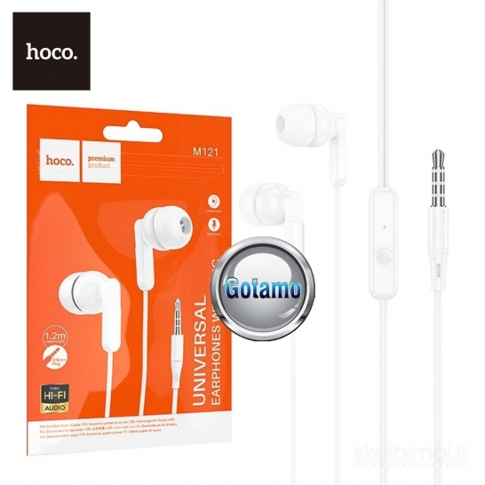 1282 Laidinės ausinės Hoco Universal HiFi WWW.GOTAMO.LT