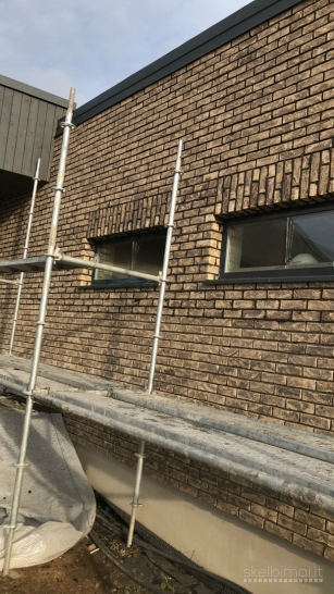Klinkerio klijavimas fugavimo darbai