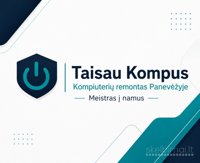 Kompiuterių remontas Panevėžyje - meistras į namus