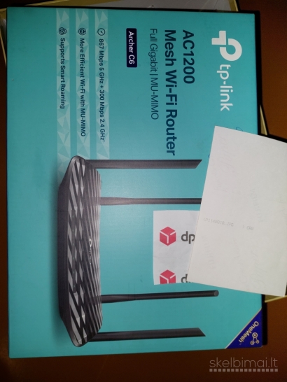 Parduodu maršrutizatorių AC1200 Mesh WI-FI Router (Garliava)