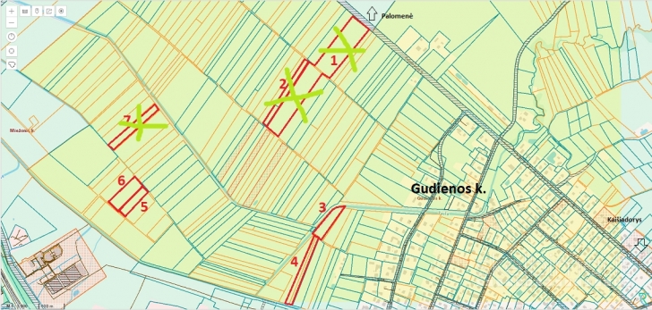 Parduodama žemė Gudienos km., Kaišiadorių r.