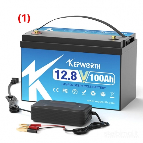 Akumuliatorius Kepworth Lithium Lifepo4 12v 100ah 