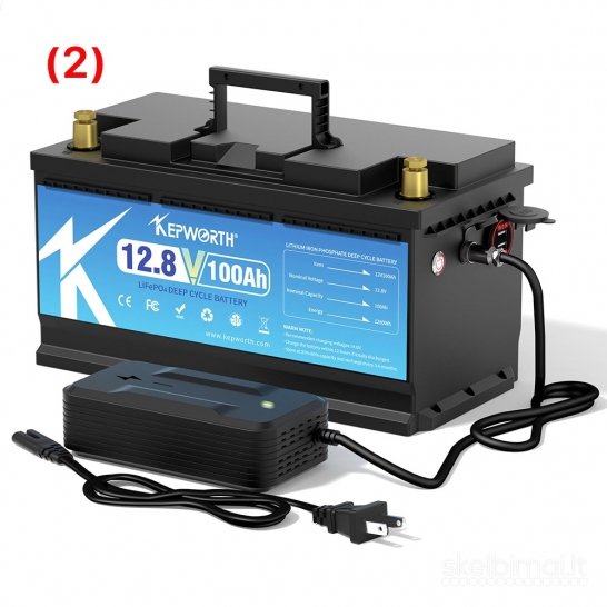 Akumuliatorius Kepworth Lithium Lifepo4 12v 100ah 