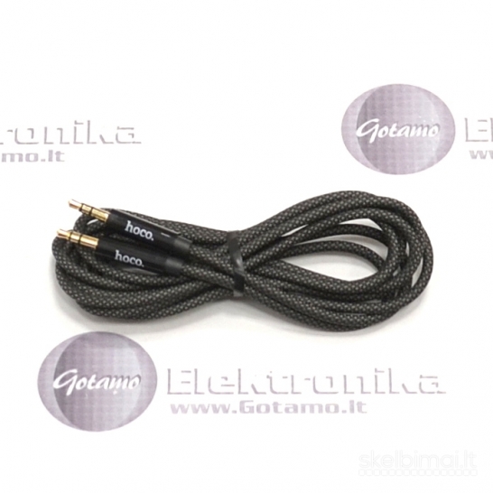 1291 AUX 3.5mm į AUX 3.5mm laidas 2 metrai Hoco WWW.GOTAMO.LT