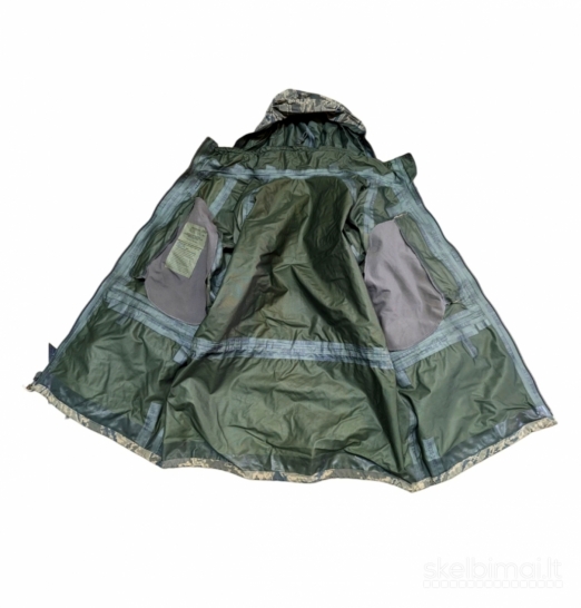 Originali JAV oro pajėgų (USAF) ABU APECS „Tiger Stripe“ Gore-Tex striukė XL