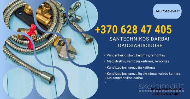 Santechnika Vilnius, santechnikas