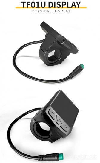 Naujas Spalvotas KT-TF01U Ekranas El. Dviračiui (Su USB)