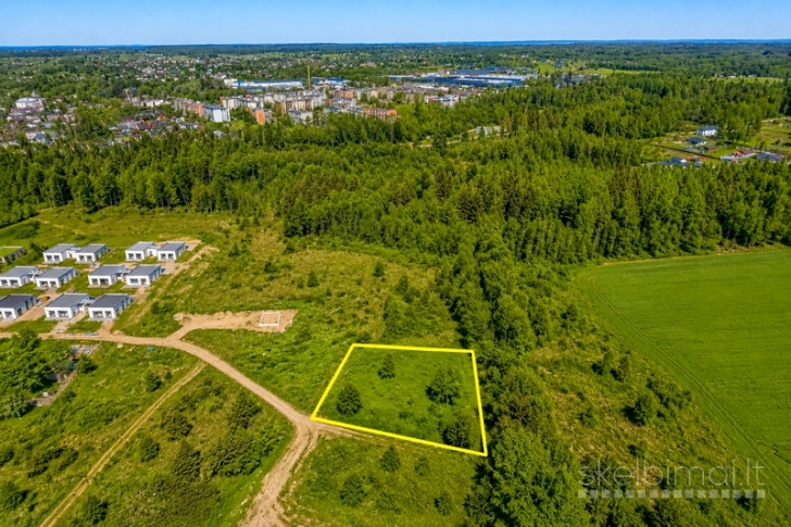 Vilniaus r. sav., Parapijoniškių k., Panoramos g., namu valdos sklypas