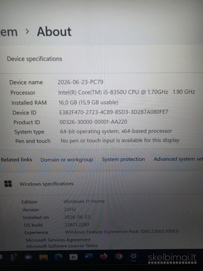 Lenovo ThinkPad T480s. i5-8350U. 16/500 gb.