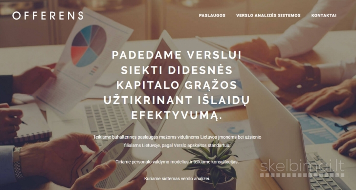 Kompleksinės buhalterinės paslaugos, automatizavimas