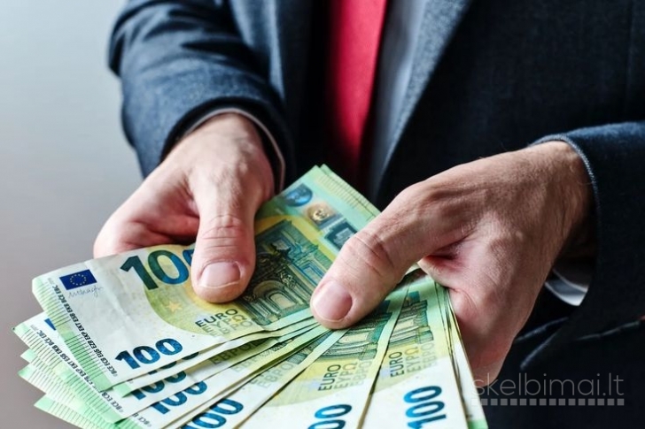 Pask0la gauta per vekselį