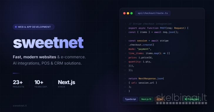 Internetiniu svetainainiu ir programeliu kurimas