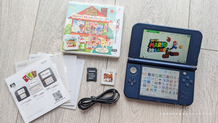 New Nintendo 3ds XL 64gb + 49 žaidimai