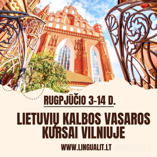 Intensyvūs lietuvių kalbos ir kultūros vasaros kursai