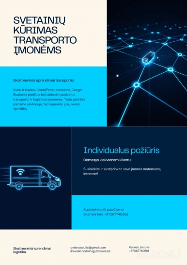 Wordpress svetainių kūrimas