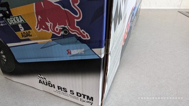 RC automobiliukas Audi Rs5 Dtm - raudonas