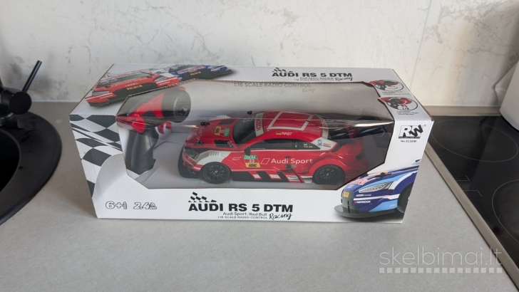 RC automobiliukas Audi Rs5 Dtm - raudonas